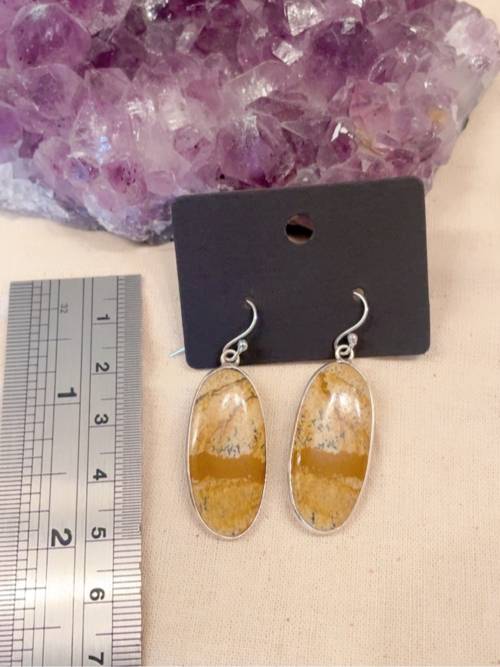Sterling Silver Gorgeous Tiger Eye Lever back Earrings New